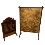 Circa. 1921 walnut firescreen