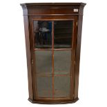 Georgian design corner cabinet