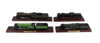 Four collectable model locomotives comprising P8 Class