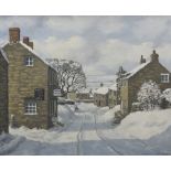 Jonathan F Ormerod (British 20th century): Yorkshire Winter Landscape