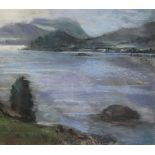 Christopher John Assheton-Stones (British 1947-1999): Lake Landscape