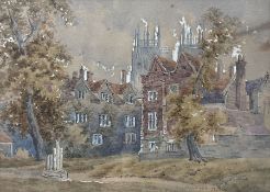 Circle of William James Boddy (British 1831-1911): 'Kings Manor York'