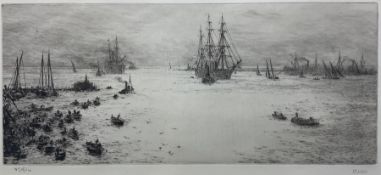 William Lionel Wyllie (British 1851-1931): 'The Bay of Naples'
