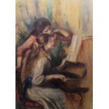 After Pierre-Auguste Renoir (French 1841-1919): 'Girls at the Piano'