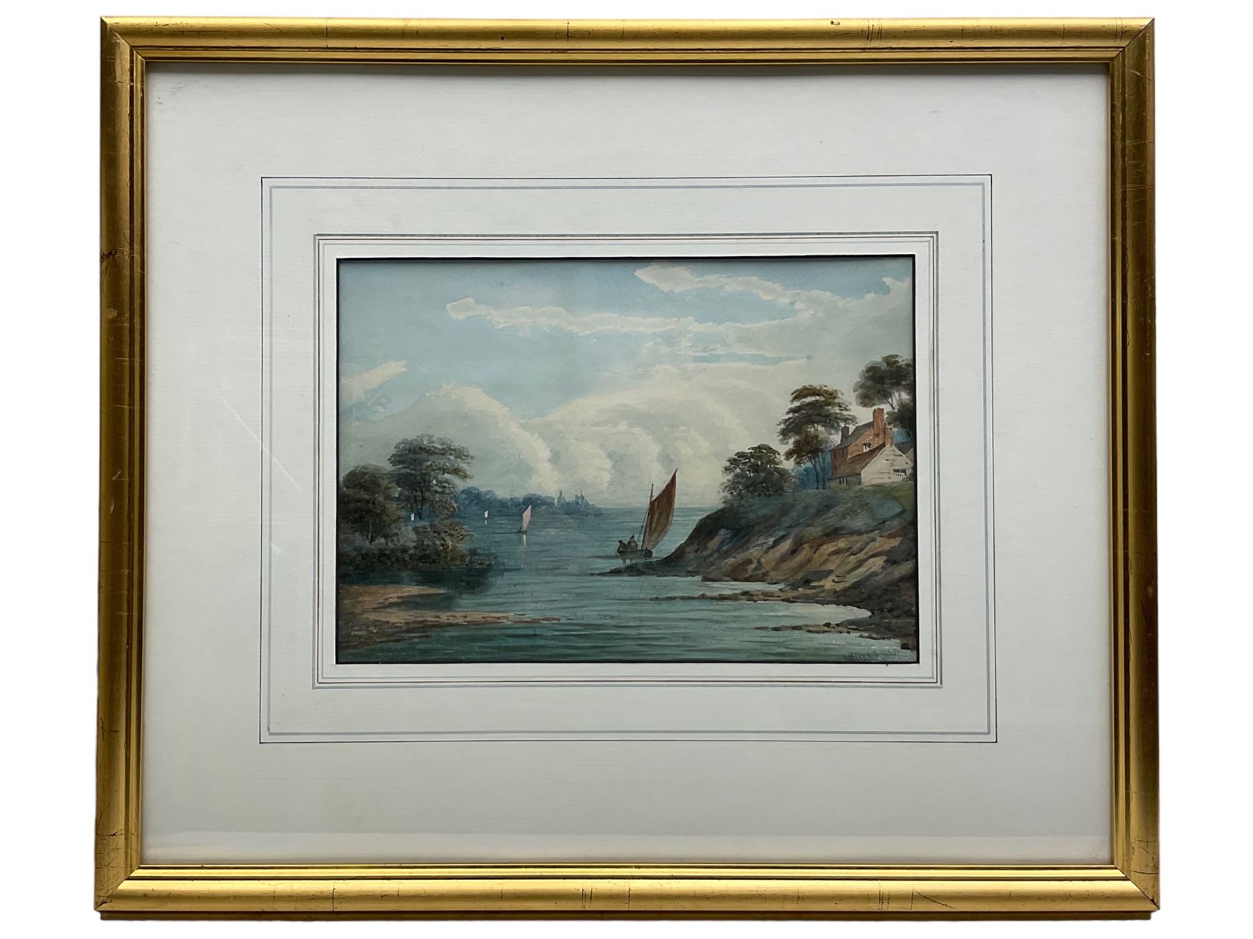 Henry Magenis (British 19th century): Sailing Lakeland Scenes - Image 2 of 5