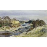 Margaret Peach (British 20th century) River Tweed