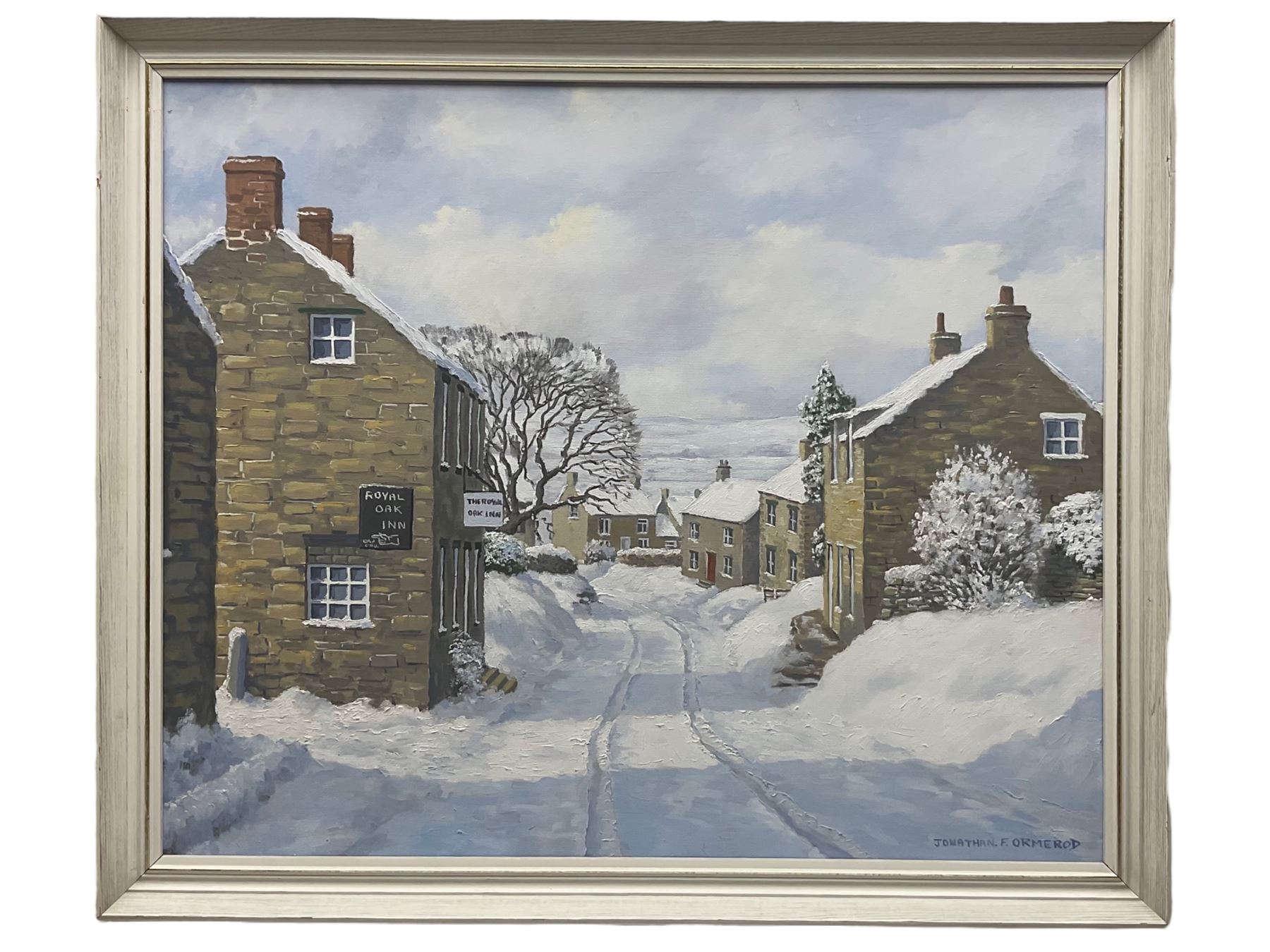 Jonathan F Ormerod (British 20th century): Yorkshire Winter Landscape - Image 2 of 4