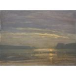 William Burns (British 1923-2010): 'Sunset - Tenby South Wales'