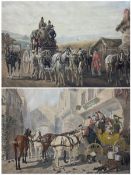 After John Frederick Herring Sen. (British 1795-1865): 'The York-London Coach at the George Inn - St