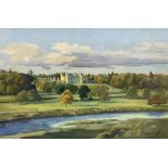 Margaret Peach (British 20th century) Floors Castle from the River Tweed
