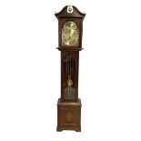 20th century - mahogany cased 30hr Longcase clock