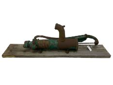 Victorian rustic cast iron water pump