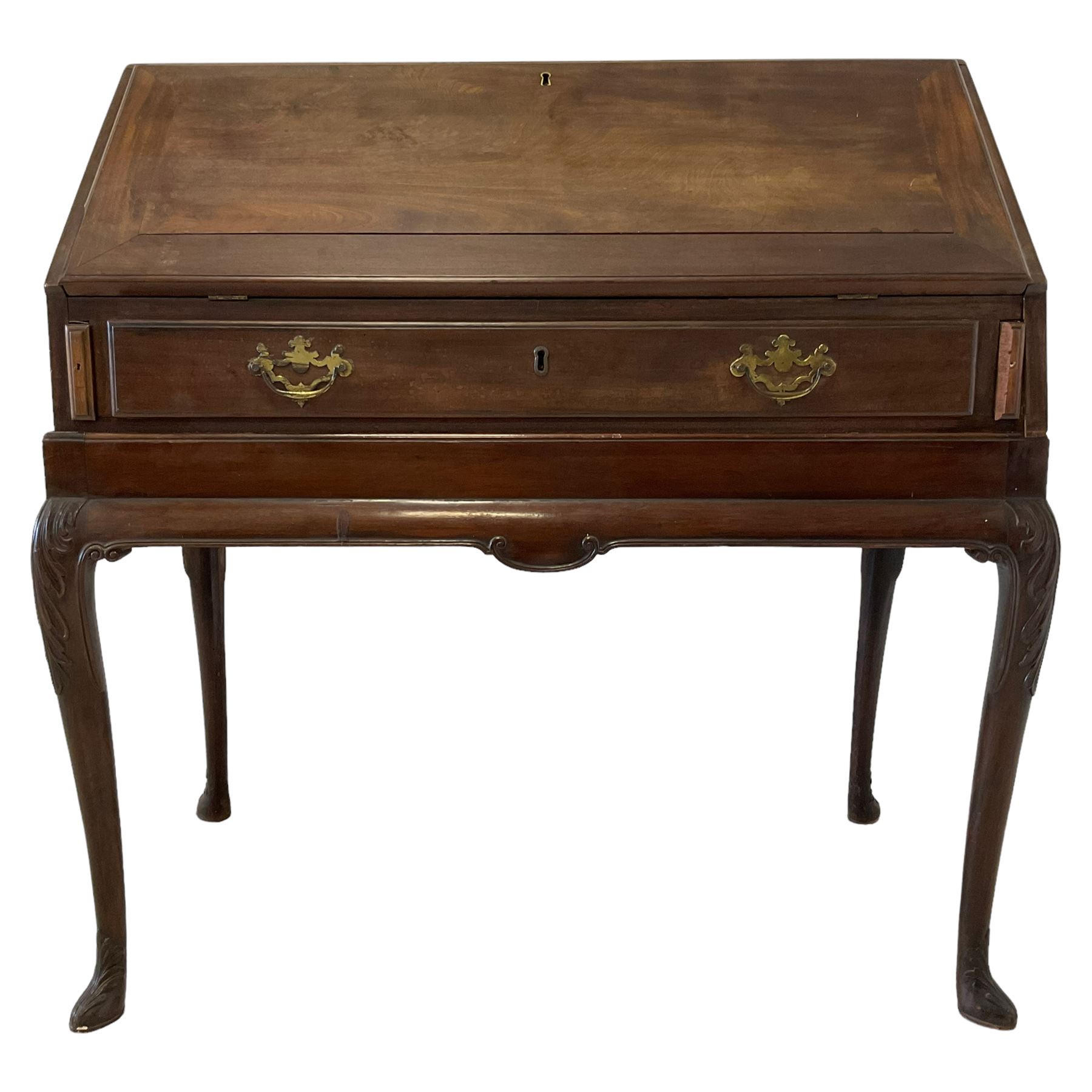 Georgian mahogany fall-front bureau