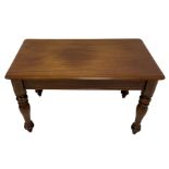 Late 19th century mahogany side table