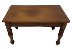 Late 19th century mahogany side table