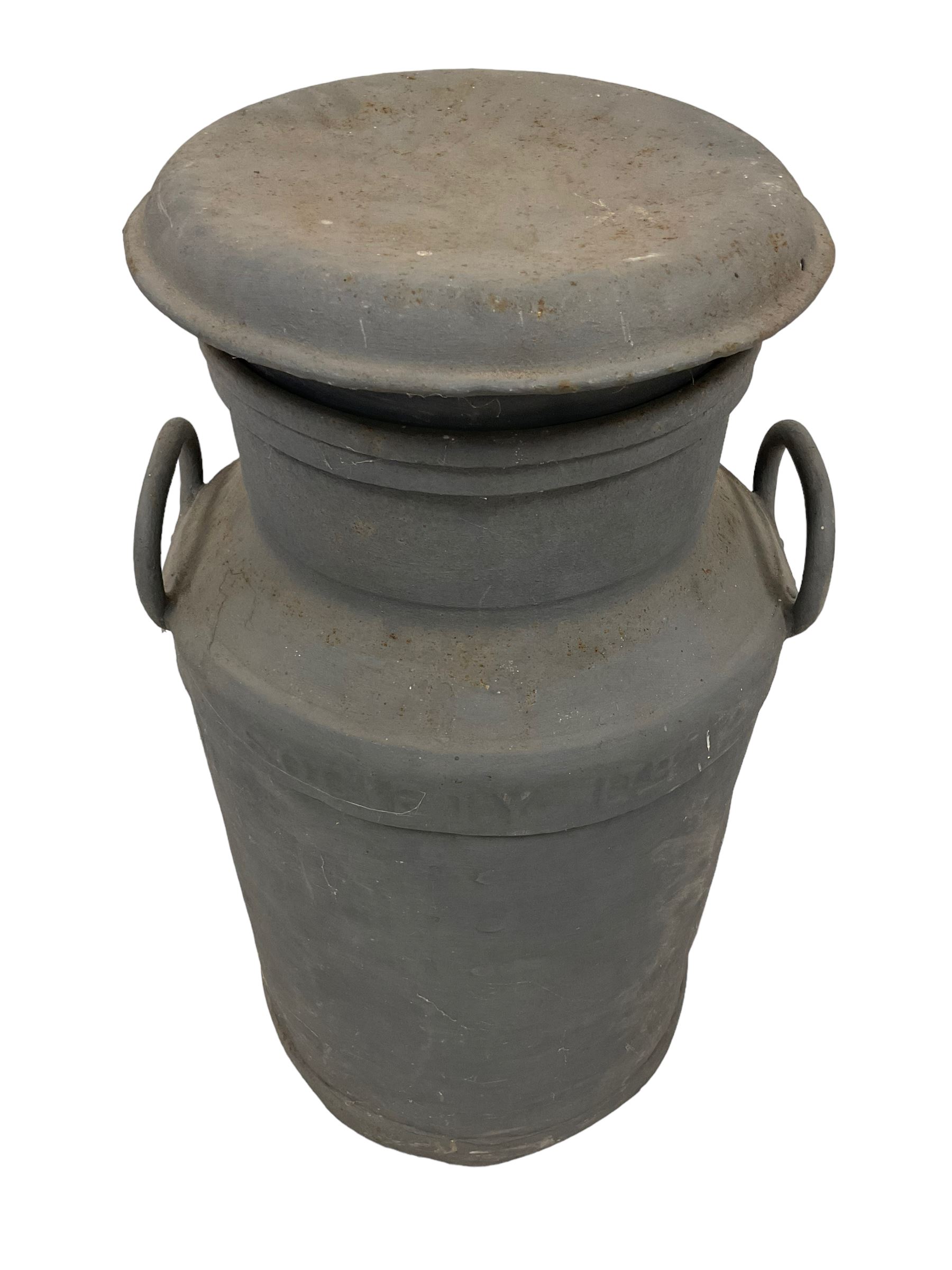 Co-op Wholesale Society Ltd - milk churn with lid and twin handles - Image 4 of 4