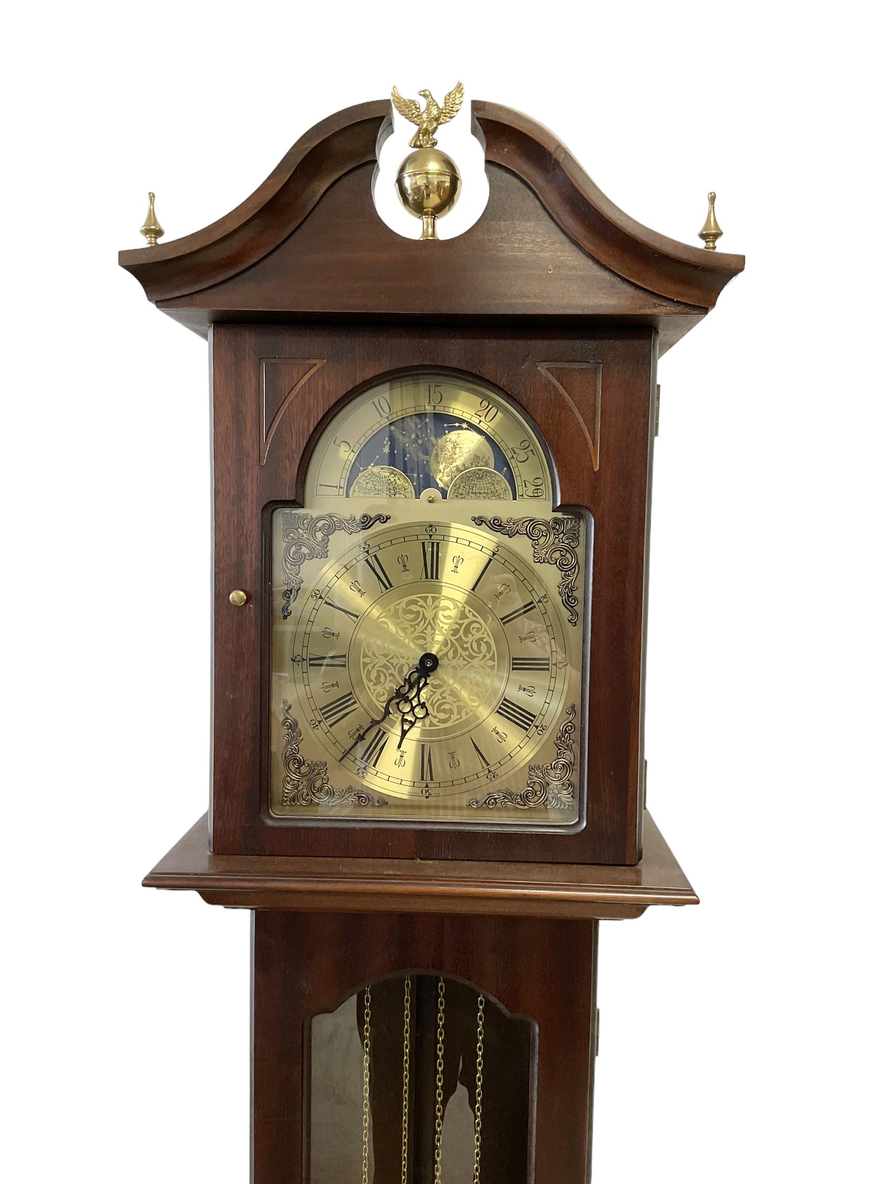 20th century - mahogany cased 30hr Longcase clock - Image 2 of 4