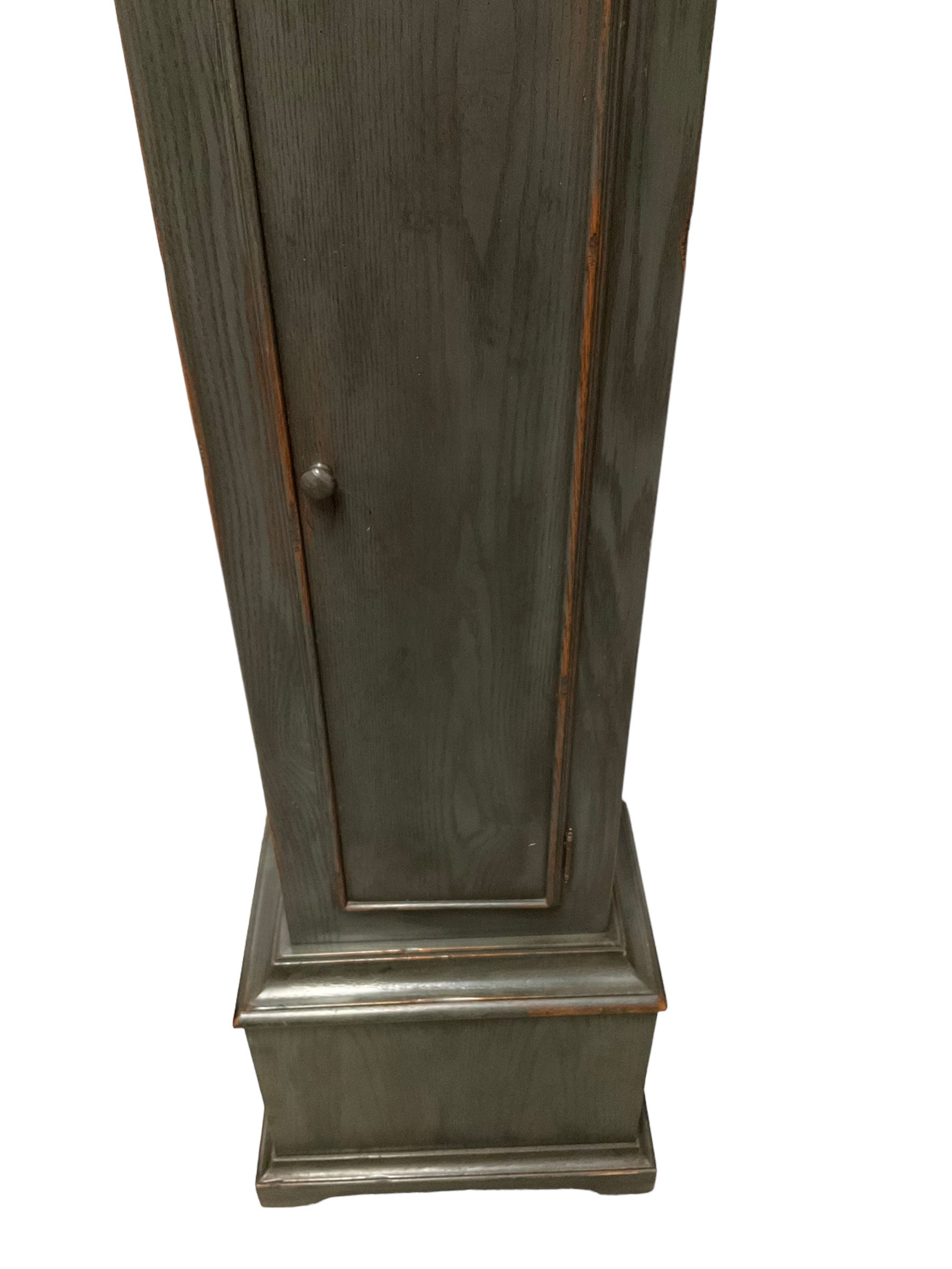20th century - contemporary longcase clock in an 18th century style case - Image 3 of 6