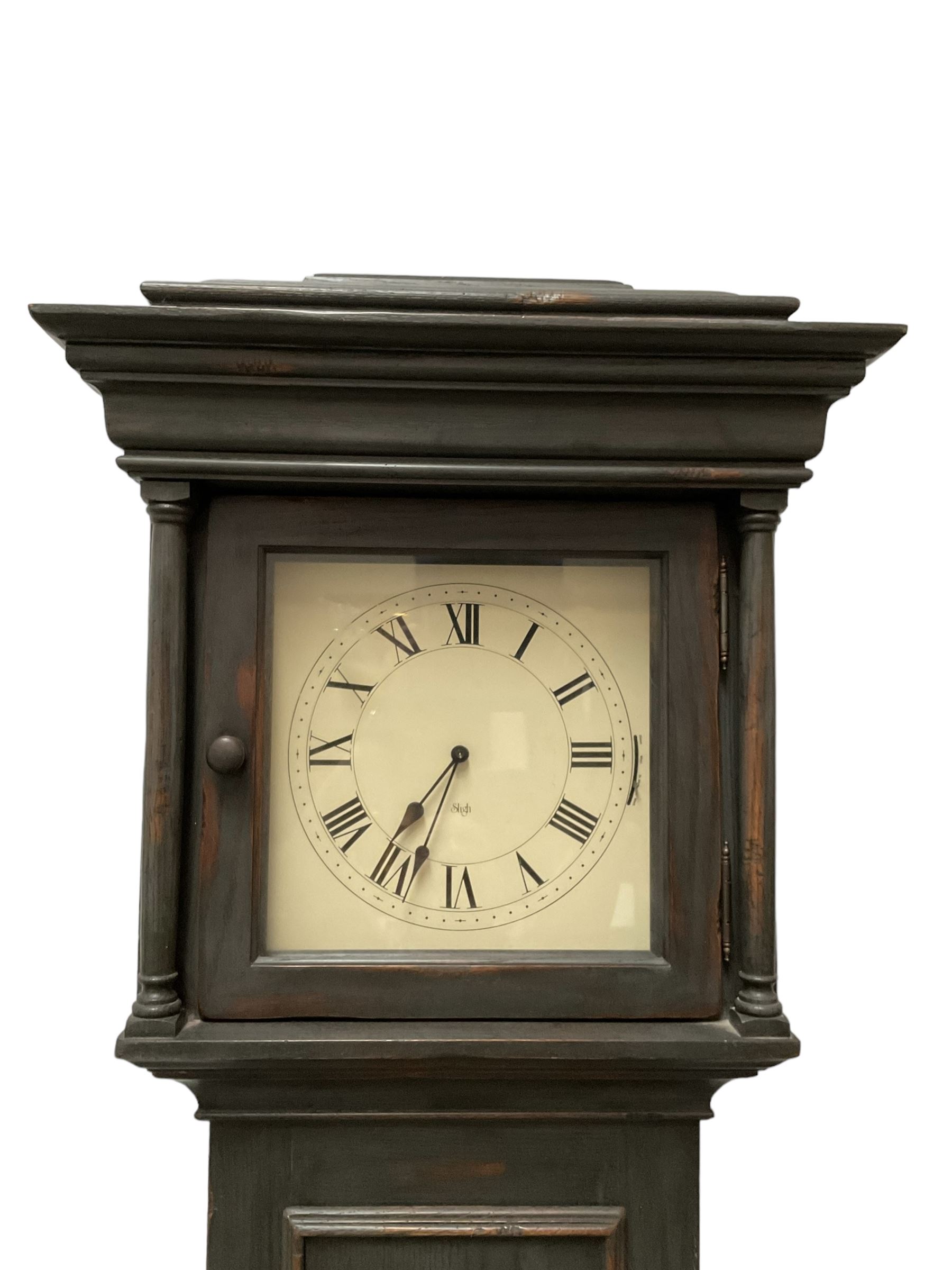 20th century - contemporary longcase clock in an 18th century style case - Image 4 of 6