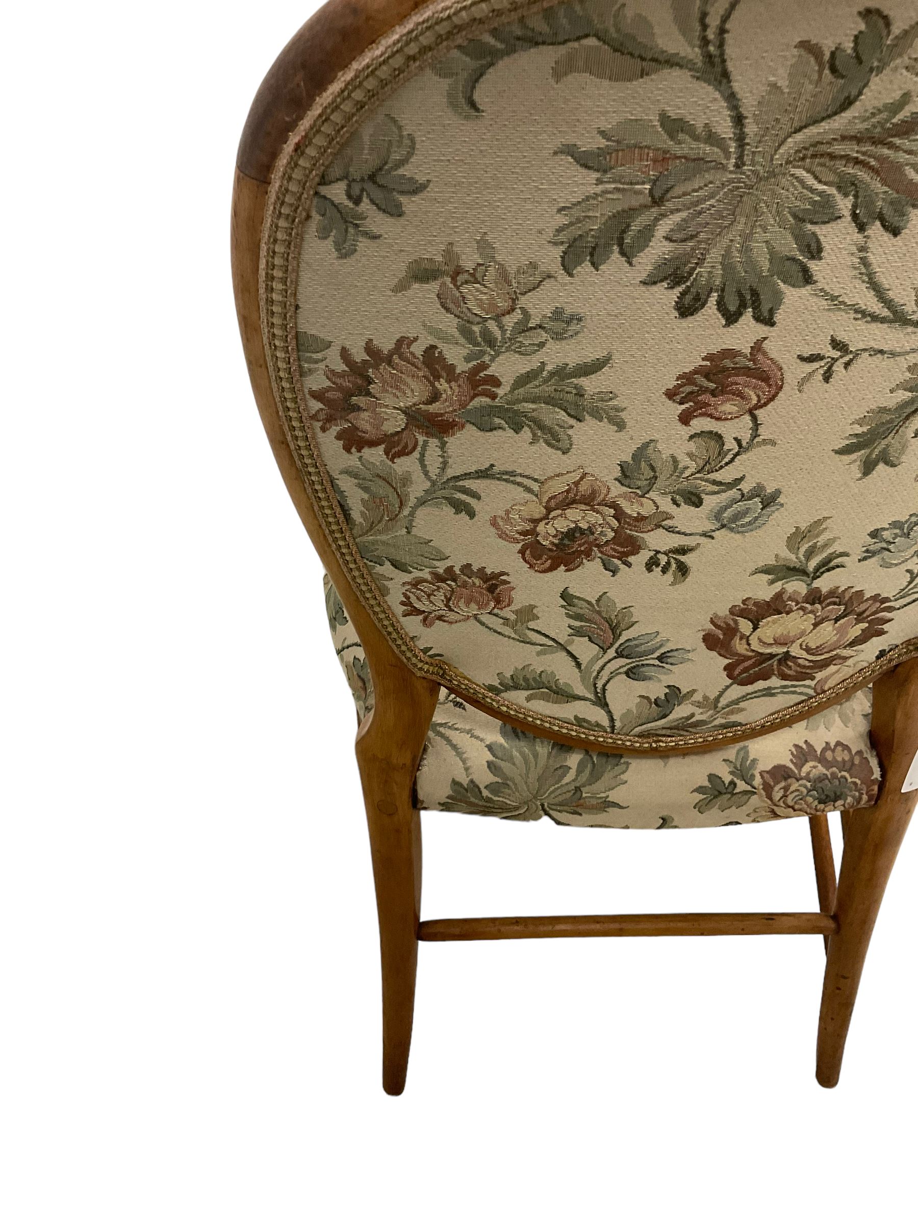 Victorian maple cameo back bedroom chair - Image 7 of 7