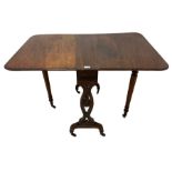 19th century walnut Sutherland table