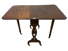 19th century walnut Sutherland table
