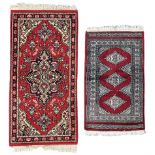 Small red ground rug