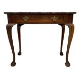 Georgian design hardwood side table