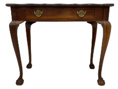 Georgian design hardwood side table