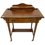 Late Victorian rosewood writing desk