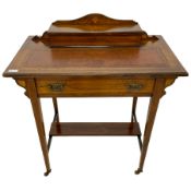 Late Victorian rosewood writing desk