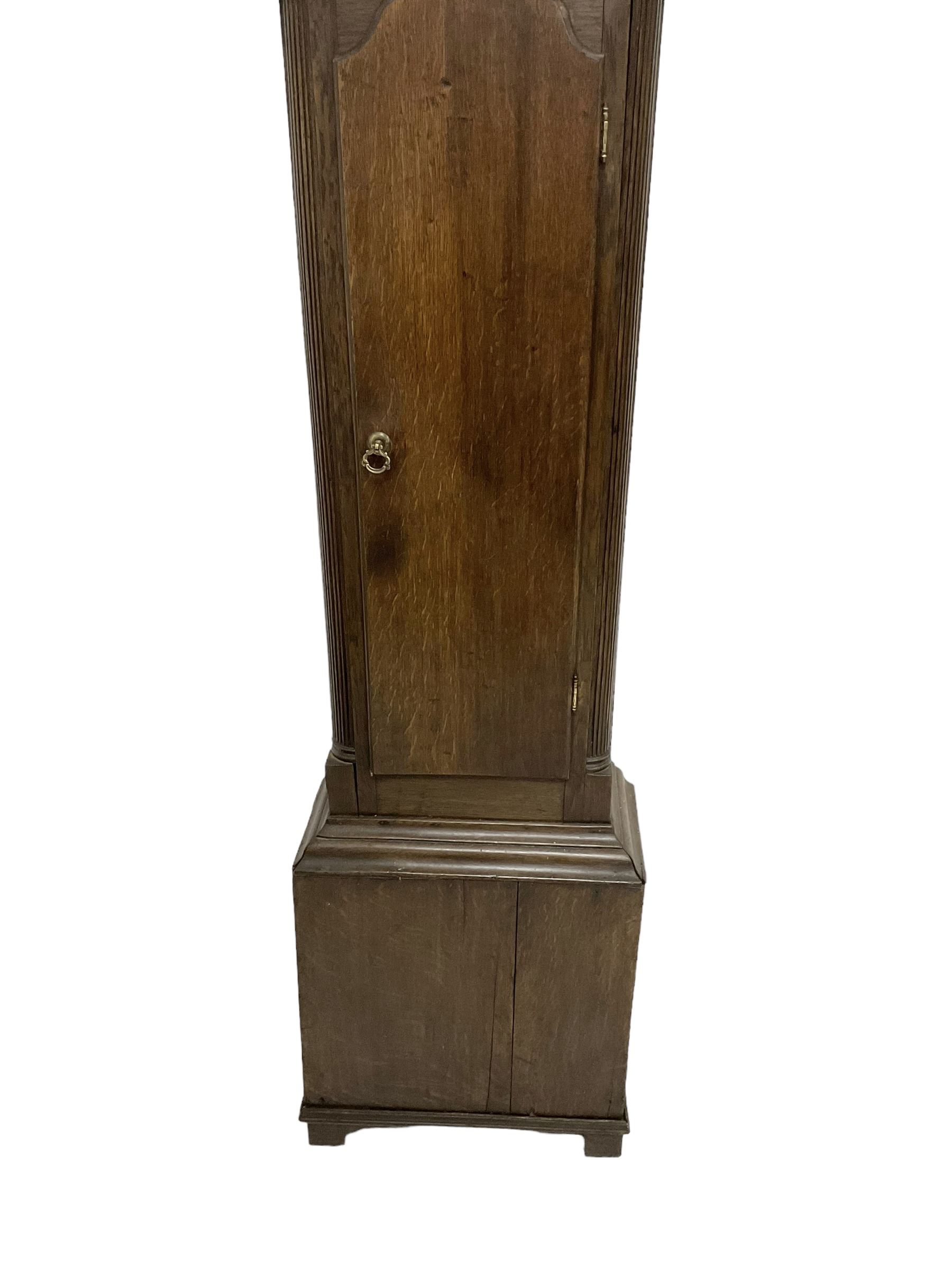Edmund Sagar of Skipton - 18th century oak 30hr long case clock c 1790 - Image 4 of 6