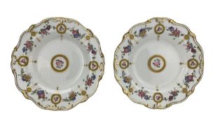 Pair of 19th/ early 20th century cabinet plates (1891- 1912)