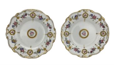 Pair of 19th/ early 20th century cabinet plates (1891- 1912)