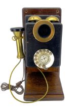 Wall mounted telephone