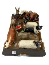 Box of Coopercraft and other animal ornaments