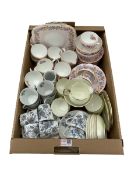 Foley Bone China tea set and other tea wares in one box