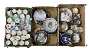 Box of commemorative mugs