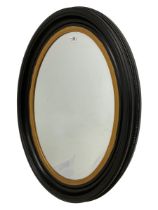 Victorian design oval wall mirror