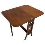 Edwardian mahogany Sutherland table