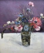 Kenneth Gribble (British 1925-1995): Still Life of Flowers in a Vase