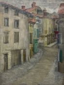Ronald Ossory Dunlop (Irish 1894-1973): Backstreet Paris