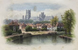 George Fall (British 1845-1925): Ely Cathedral