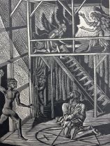 Eric Ravilious (British 1903-1942): 'Doctor Faustus Conjuring Mephistophilis'