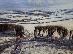 Lionel Aggett (British 1938-2009): 'Winter Light'