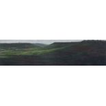 English School (Contemporary): Panoramic View of the Yorkshire Moors