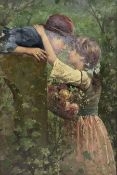 G Giardiello/Giardilo (Italian 19th century): 'Springtime of Love'