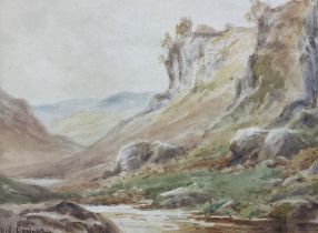 Sidney Valentine Gardner (Staithes Group 1869-1957): Valley Landscape