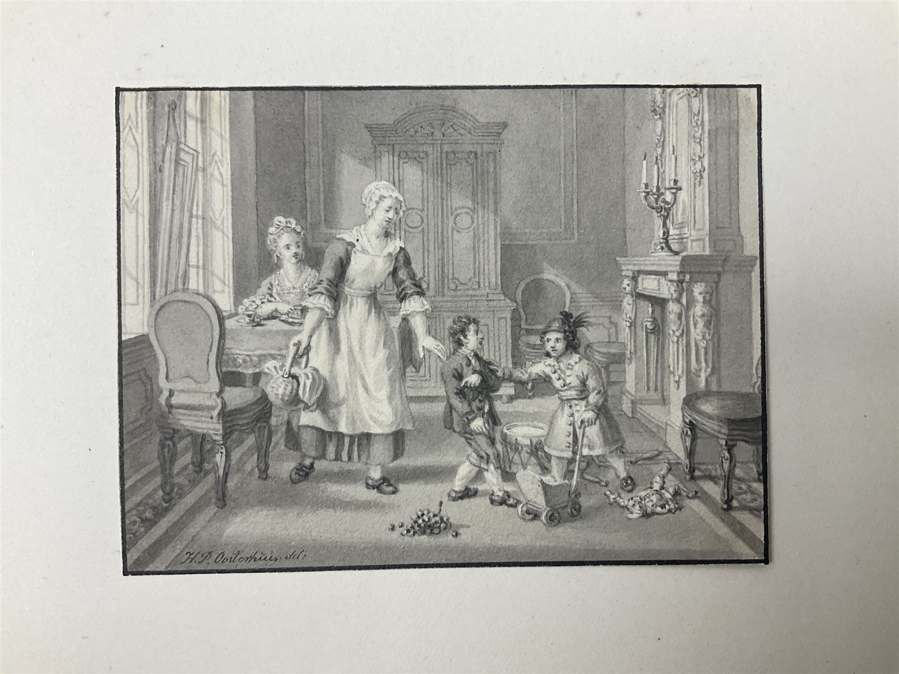 Haatje Pieters Oosterhuis (Dutch 1784-1854): Original Designs for Book Illustrations - Image 23 of 25