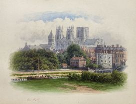 George Fall (British 1845-1925): Lendal Tower and York Minster